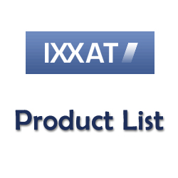 IXXAT产品名称表